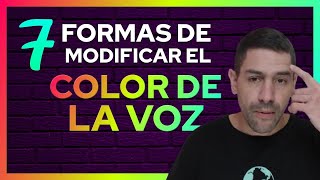 Diseña y cambia el COLOR de tu voz  Resonadores vocales  Clases de canto 7 [upl. by Snapp549]