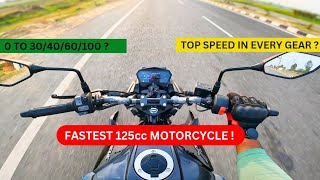 All New Hero Xtreme 125R Performance Test  Top Speed  0 To 3060100 Acceleration Test [upl. by Sokim]