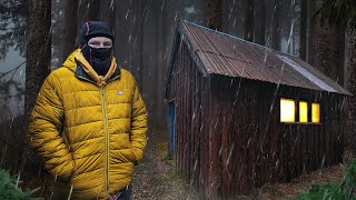 Remote Survival Shelter Camping in EXTREME Weather [upl. by Cacka]