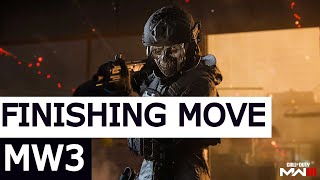 How to do a FINISHING MOVE in MW3 COD MODERN WARFARE 3  PC ps4 ps5 Xbox xbox one series sx [upl. by Atima]