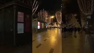 Paris ChampsElysées incredible illumination  😍😍 [upl. by Warrin]