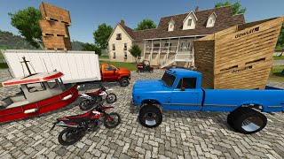 Delivering Games and ATVs for Millionaire  Farming Simulator 25 [upl. by Ahseyk]