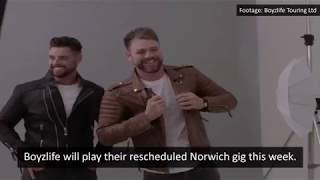 Last chance to see Boyzone and Westlife hybrid Boyzlife in Norwich [upl. by Lyda]