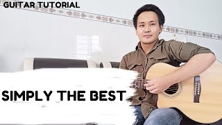 Billianne  Simply The Best  Guitar Tutorial [upl. by Illehs]