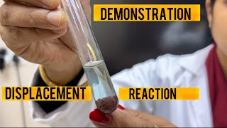 Displacement ReactionLab Demonstration Reaction Of Iron NailsClass 8910 [upl. by Sivahc]