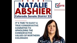 Natalie Abshier  Candidate for Colorado Senate District 23 [upl. by Odilia]