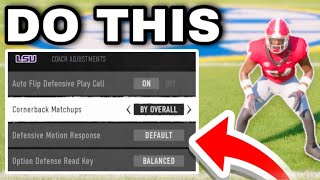 How To Become THE BEST DEFENSIVE PLAYER EVER in College Football 25 [upl. by Naahs]