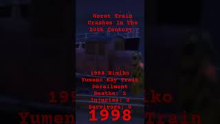 Worst Train Crashes In The 20th Century 1940  1998 trains shorts traincrash [upl. by Essam]