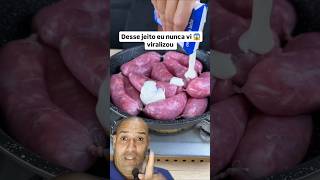 Todos vão querer fazer assim agora em casa veja só isso 😱 viral food ahorts [upl. by Ahsimek]