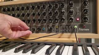 A DIYanalog Stringmachine  StringsChoir Synthesizer The Fourchestrion [upl. by Neelehtak]