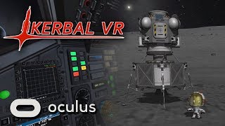 Kerbal VR  Full Mun Mission Oculus Rift [upl. by Eleen499]