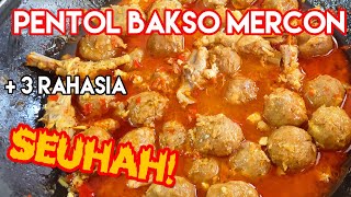 Resep PENTOL BAKSO MERCON SEUUHAAHH NAMPOLLL [upl. by Ebbie]