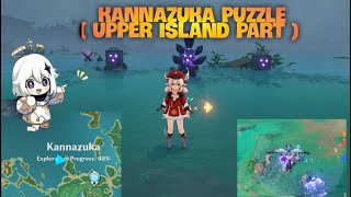 How to solve Tatarasuna Kannazuka puzzle Upper part of the island ┃ Inazuma ┃ Genshin Impact [upl. by Intruoc]