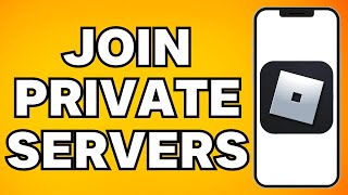 How To Join Private Server Links on Roblox Mobile 2024 [upl. by Lamdin]