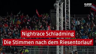 Nightrace Schladming Die Stimmen nach dem Riesentorlauf [upl. by Graubert895]