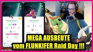 MEGA AUSBEUTE vom FLUNKIFER Raid Day  100 amp Shiny  Pokémon GO Deutsch  3141 [upl. by Abert]