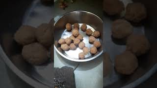 Narkel naru Bengali style coconut laddo  sweet coconut balls  Lipis Kitchen shorts [upl. by Lars]