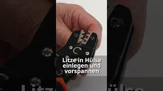 Stecker für die PVVerkabelung Crimpen  BauderSHORTS pv verkabelung flachdach [upl. by Htir]