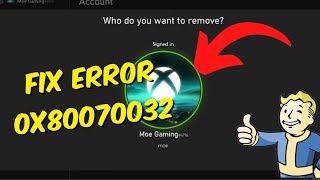 How To Fix Xbox ONE  Series XS Error 0x80070032  Game Instllation Error [upl. by Adlay606]