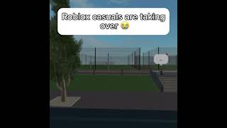 Roblox Casuals Are Taking Over Football 😭 football footballsupporters roblox footballfans [upl. by Eilarol944]