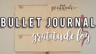 GRATITUDE LOG  Bullet Journal  Sam Granger [upl. by Mabelle]