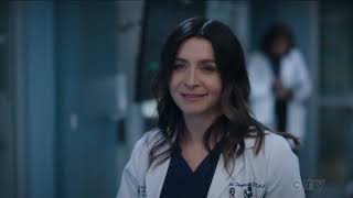 Amelia and Mika  Greys Anatomy season 21x03  scene 6 [upl. by Idnar]