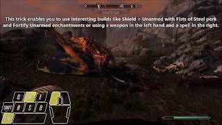 Skyrim SE  Glitch  How to Multi Hit with unarmed attacks [upl. by Seibold]