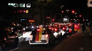 Autokorso in UHD4K nach dem 65 iE gegen Italien am 02072016 in Mönchengladbach [upl. by Nevaed]