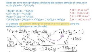 Challenging Hesss Law question [upl. by Perce]