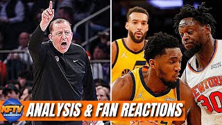 Tom Thibodeau amp Julius Randle Sink The Knicks Late Comeback vs Jazz [upl. by Cinemod]