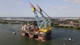 Saipem 7000 op het Scheur [upl. by Pulcheria560]