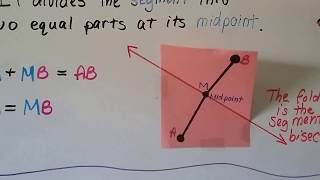 Geometry 12 Measuring and constructing segments [upl. by Herwin]