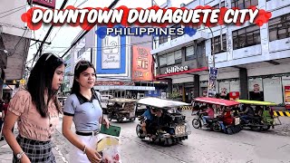 🐵 HD DUMAGUETE 🇵🇭  DOWNTOWN DUMAGUETE 2024 Walking Tour  Philippines [upl. by Deeyn806]