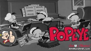 POPEYE THE SAILOR MAN Me Musical Nephews 1942 Remastered HD 1080p  Jack Mercer [upl. by Laenahtan]