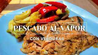 PESCADO AL VAPOR CON VERDURAS ESTILO ORIENTAL 💯🇵🇪 [upl. by Frangos]