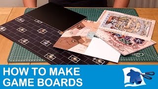 How to Make Game Boards  Dining Table Print and Play [upl. by Laspisa]