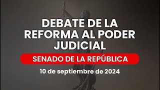 🔴Reanudación de la Sesión Vespertina del Senado ReformaAlPoderJudicial 10092024 [upl. by Kenwee]