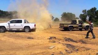 LandCruiser vs Amarok [upl. by Waller]