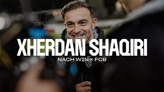 Xherdan Shaqiri nach dem 61Sieg gegen Winterthur [upl. by Yenetruoc]