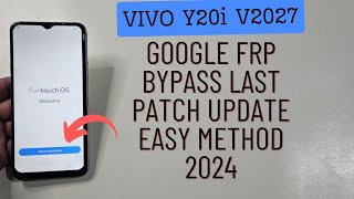 Vivo Y20i Android 12 Google Frp Bypass Easy Method  Vivo V2027 Frp Unlock 2024 [upl. by Gaw]