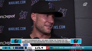 Skip Schumakers Last Marlins Press Conference [upl. by Nesnar]