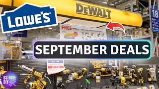 Lowes September TOOL Deals and Sales Including Clearance [upl. by Wonacott]