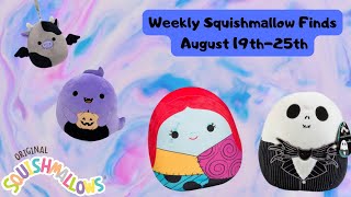 Weekly Squishmallow Hunting Finds  August 19th25th [upl. by Varien]