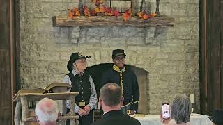 2024 Broadwell Bible donation and church service at Clayville Historic Site [upl. by Anael284]