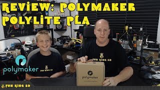 Review Polymaker PolyLite PLA [upl. by Ingmar]