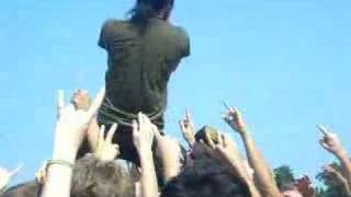 BLESSTHEFALL  warped tour craig in the crowd getting FAR [upl. by Manard]