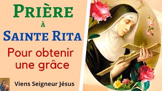 Prière à sainte Rita  Prière Puissante et Efficace à sainte Rita pour les causes désespérées [upl. by Clayton]