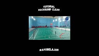 TUTORIAL BACKHAND CLEAR backhand backhandclear backhandsmash backhandmehndi backhandchallenge [upl. by Yezdnil123]