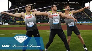 The 8 furthest javelin throws in IAAF Diamond League history [upl. by Anialam]