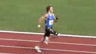 Leichtathletik Süddeutsche U23Meisterschaften 2008 400m Hürden Quentin Seigel [upl. by Strohben101]